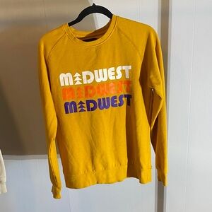 Midwest Mustard Yellow Women’s Sweater